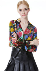 Randa Tied Blouson Sleeve Button Down