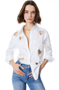 Finely Embellished Button Down