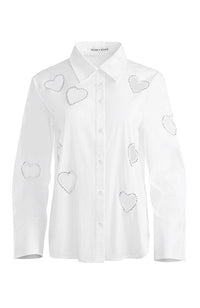 Finely Embellished Button Down