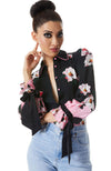 Willa Tied Blouson Sleeve Top