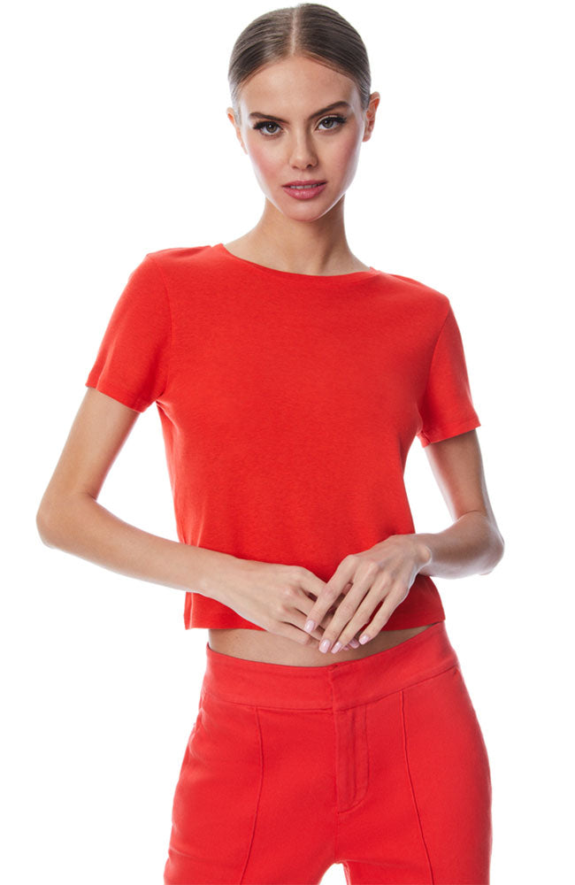 Cindy Classic Cropped Tee