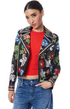 Cody Leather Embroidered Jacket