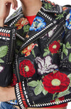 Cody Leather Embroidered Jacket