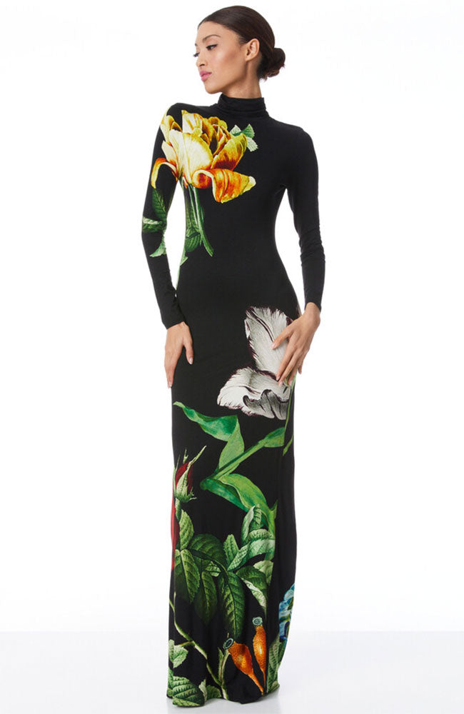 Delora Fitted Maxi Dress
