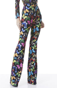 Teeny Flare Bootcut Pant in Butterfly High Black