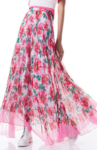 Katz Pleated Maxi Skirt