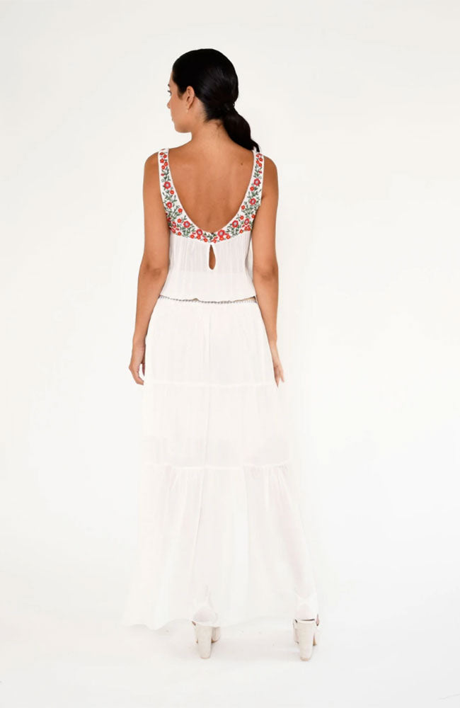 Embroidered Maxi Dress