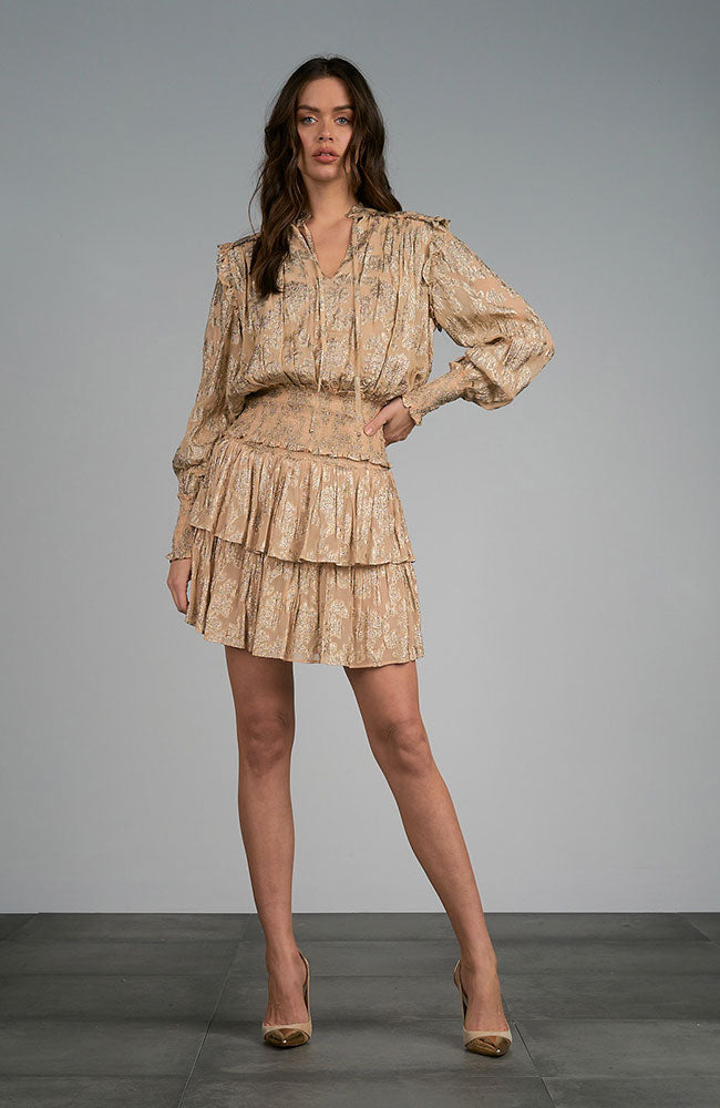 High Waist Pleated Skirt