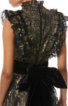 Tahara Ruffle Sleeve Maxi Dress