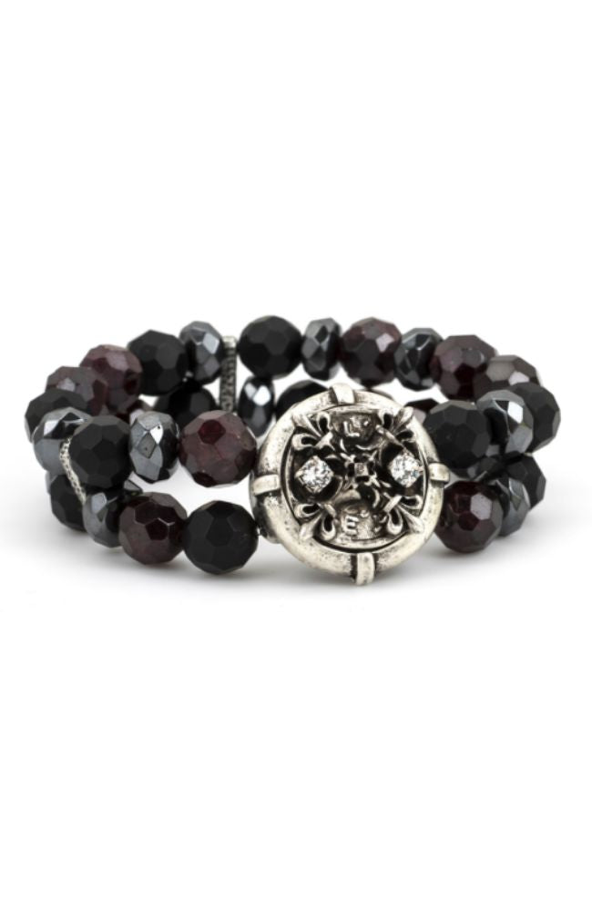 Double Strand Night Tide Mix Bracelet