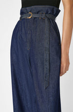 Cinched HR Wide Leg Jean
