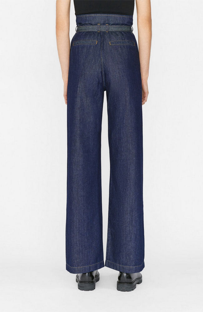 Cinched HR Wide Leg Jean
