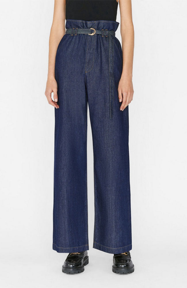 Cinched HR Wide Leg Jean