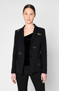 Heat Press Embellished Blazer