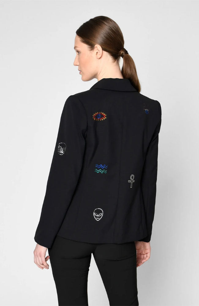 Heat Press Embellished Blazer