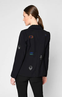Heat Press Embellished Blazer