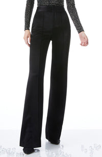 Dylan HW Wide Leg Pant in Black