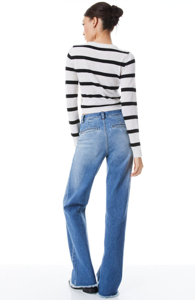 Luna Striped Crew