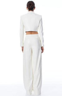 Abbott Cropped Vegan Blazer