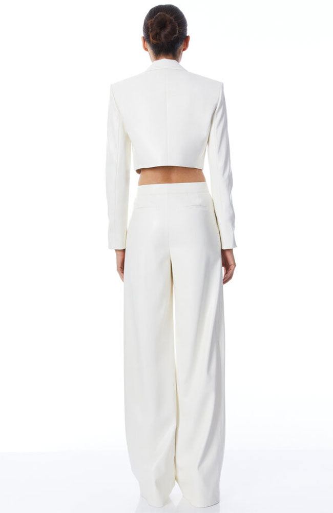 Abbott Cropped Vegan Blazer