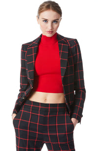 Mya Notch Collar Blazer