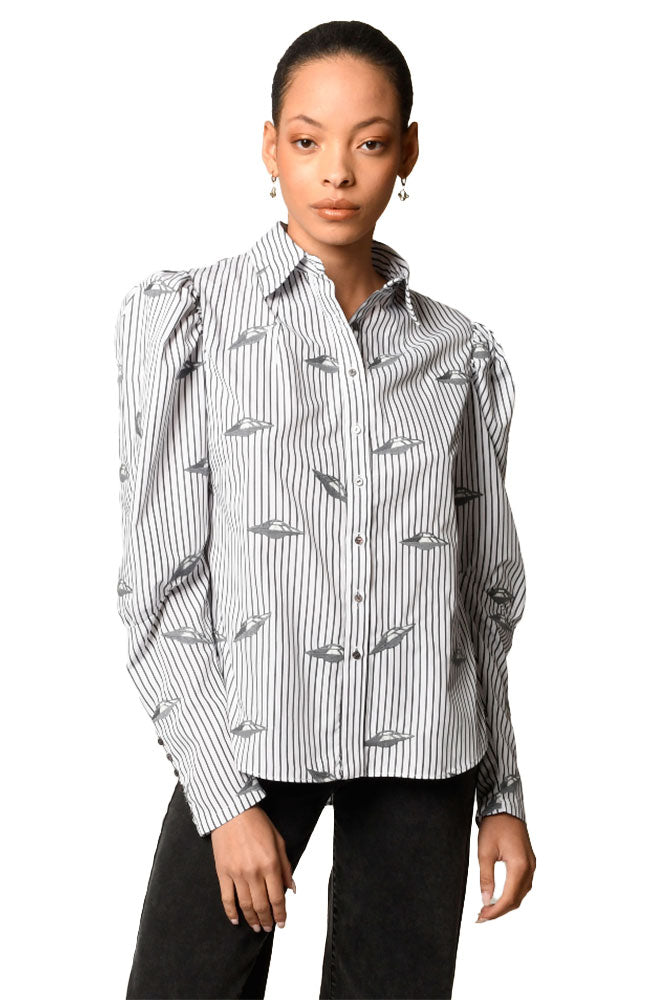 Bamboo Puff Sleeve Top