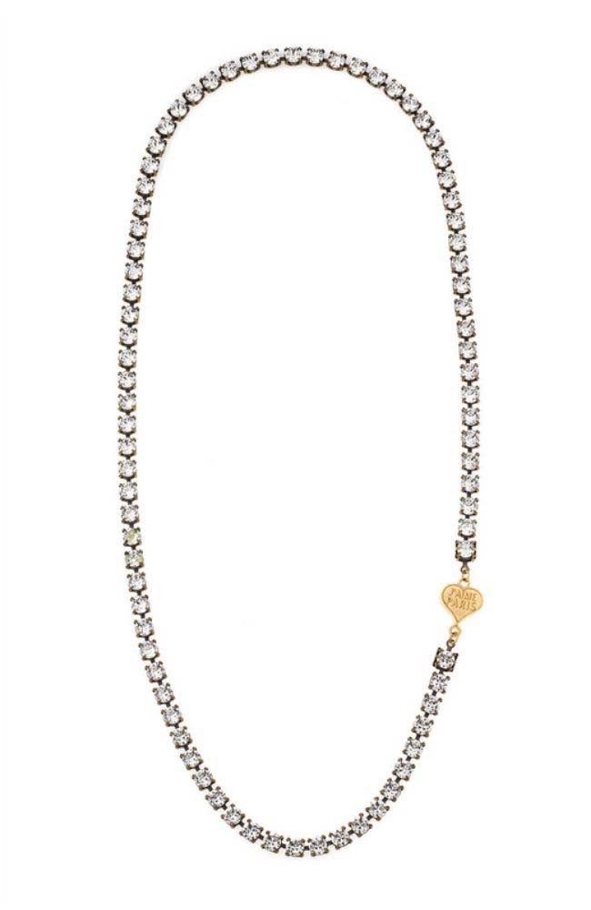 28" Crystal Cupchain Coeur Pendant