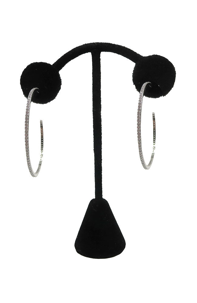 Alia Hoop White Gold