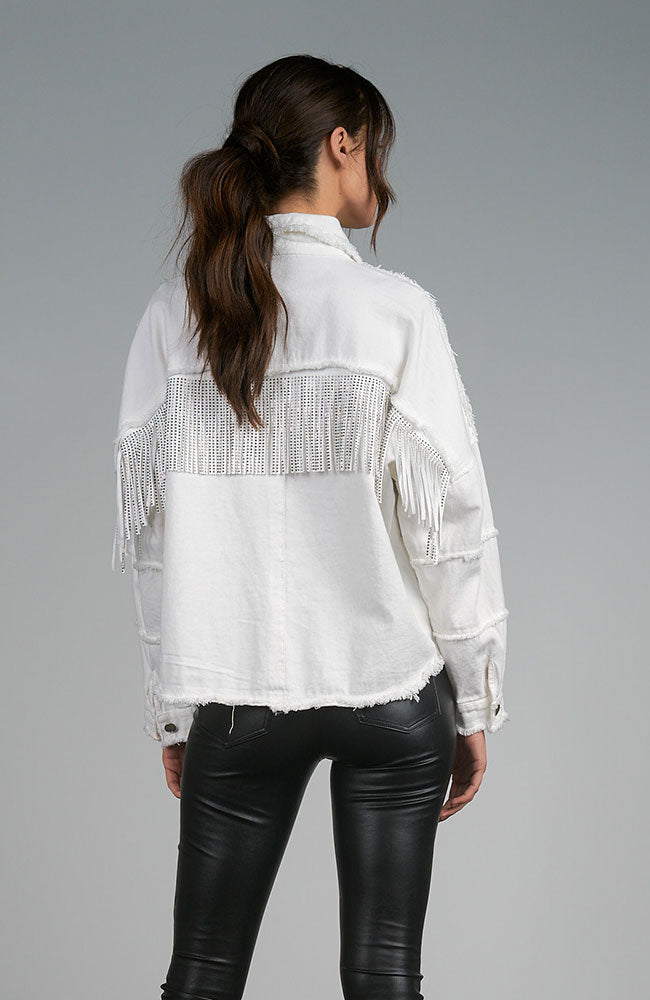 Fringe Trim Blouse