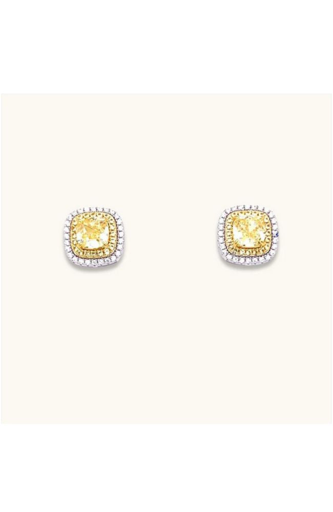 Diana 39 Earrings Canary Yellow