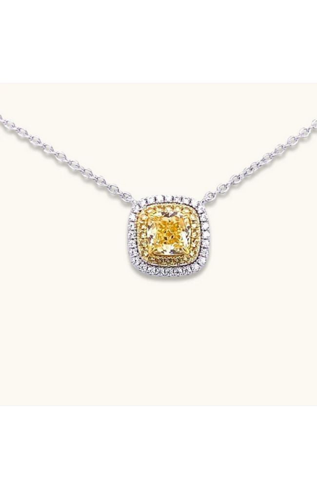 Diana 39 Necklace Canary Yellow