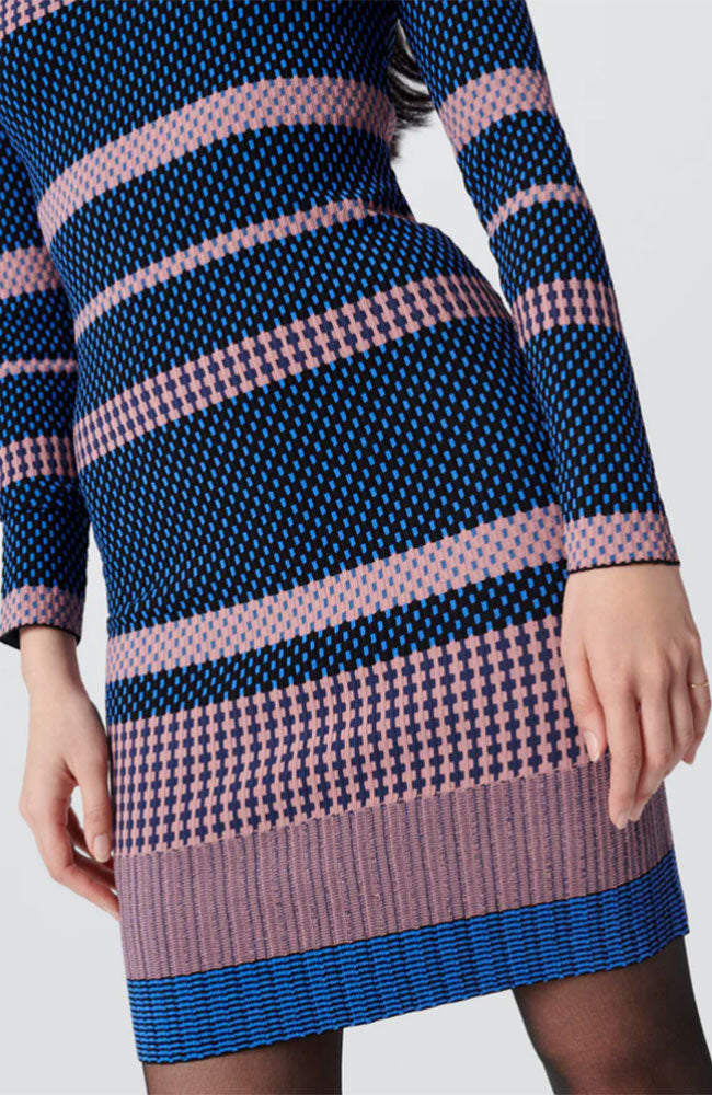 Klaus Dress in Multi Stripe