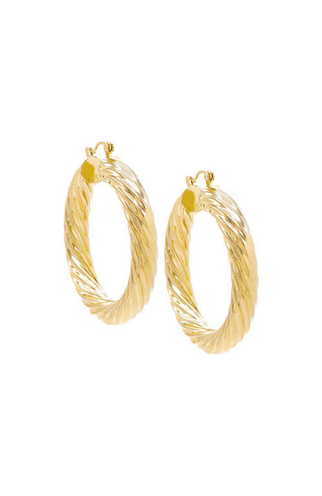 Chunky Swirl Hoop 50MM