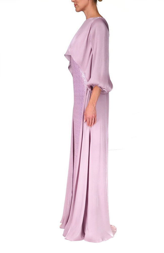 Georgette Cape Gown