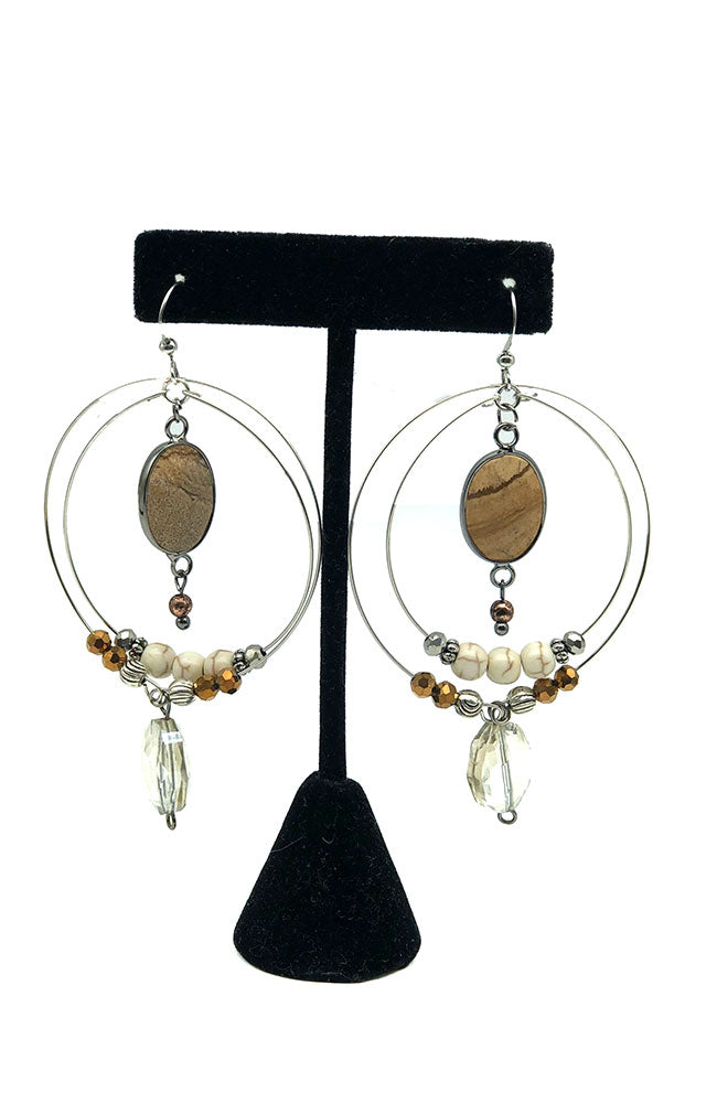 Large Circle Dream Catcher Earring