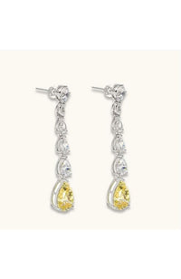 Elizabeth 24 Canary Yellow Earring