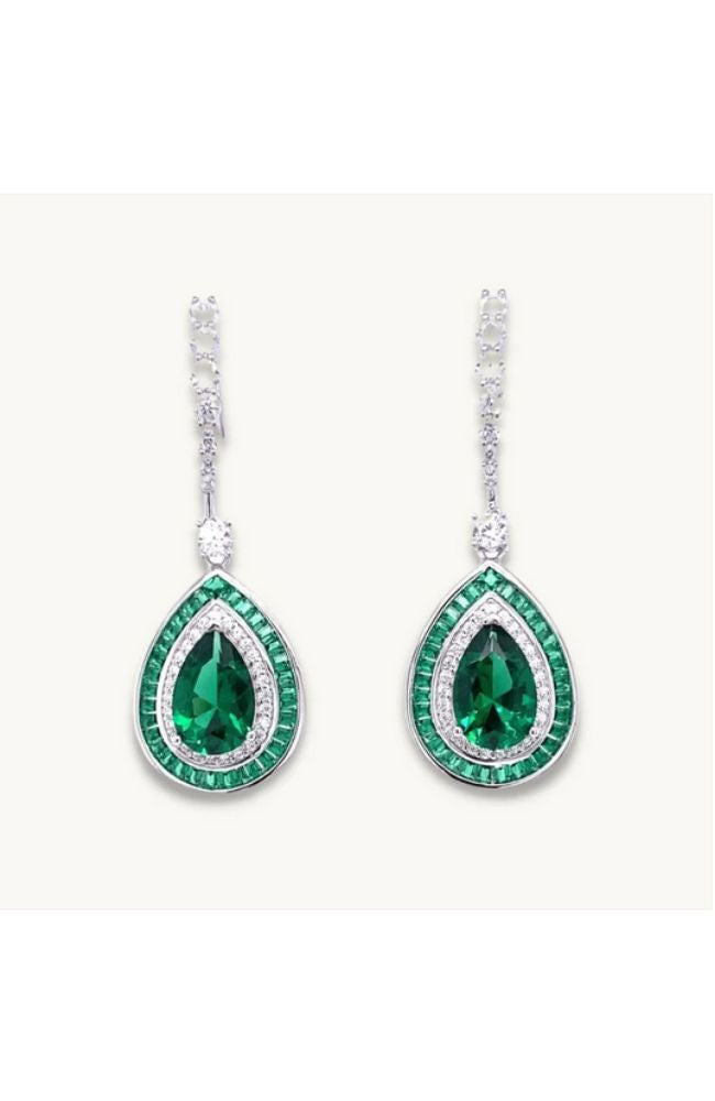 Elizabeth 56 Emerald Green Earring