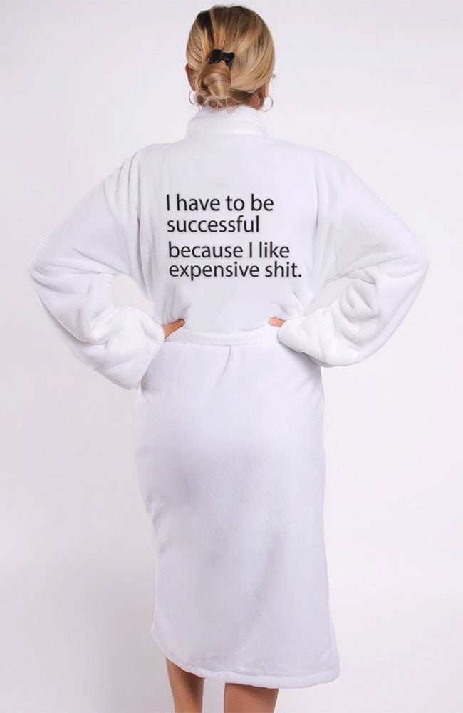 Expensive Sh!  Plush Robe