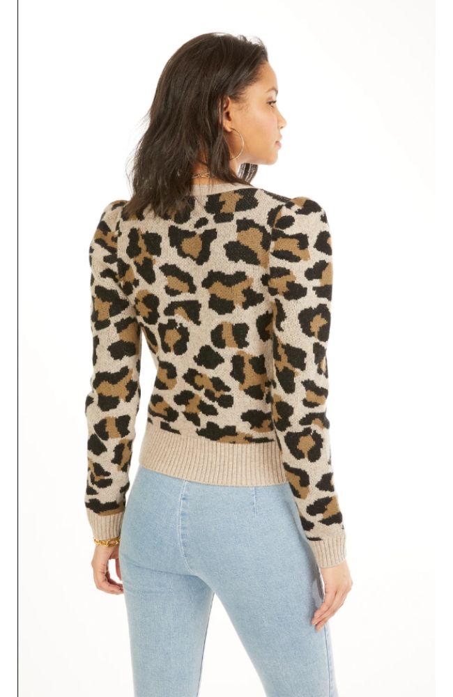 Grace Leopard Cardigan