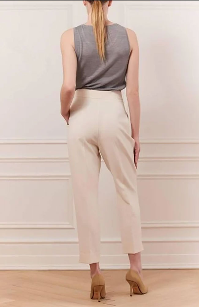 Crop Pant Front Pleat