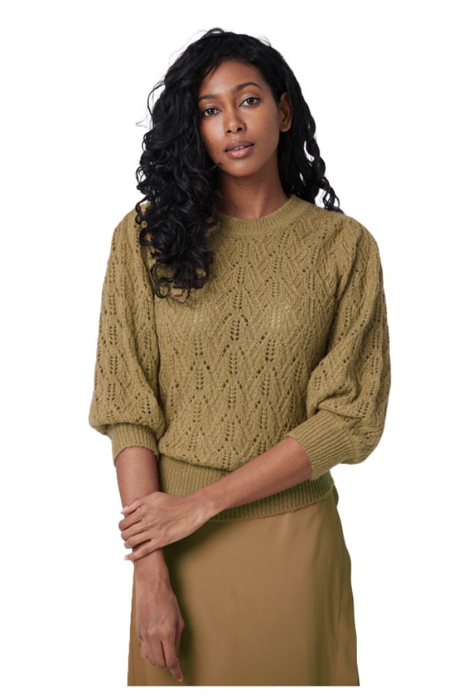 Sweater with Gigot Sleeve