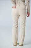 Crop Pant with Faux Leather Insert