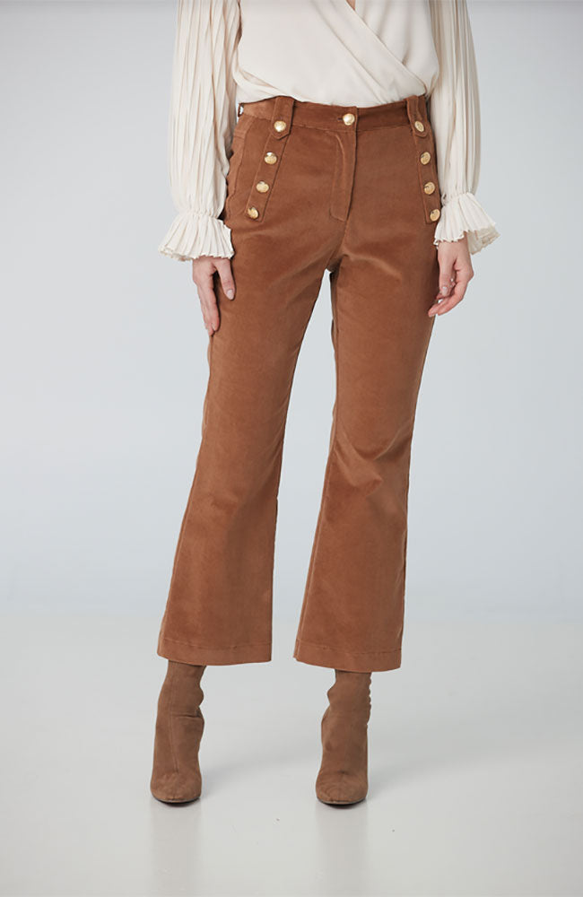 Crop Flared Sailor Pant