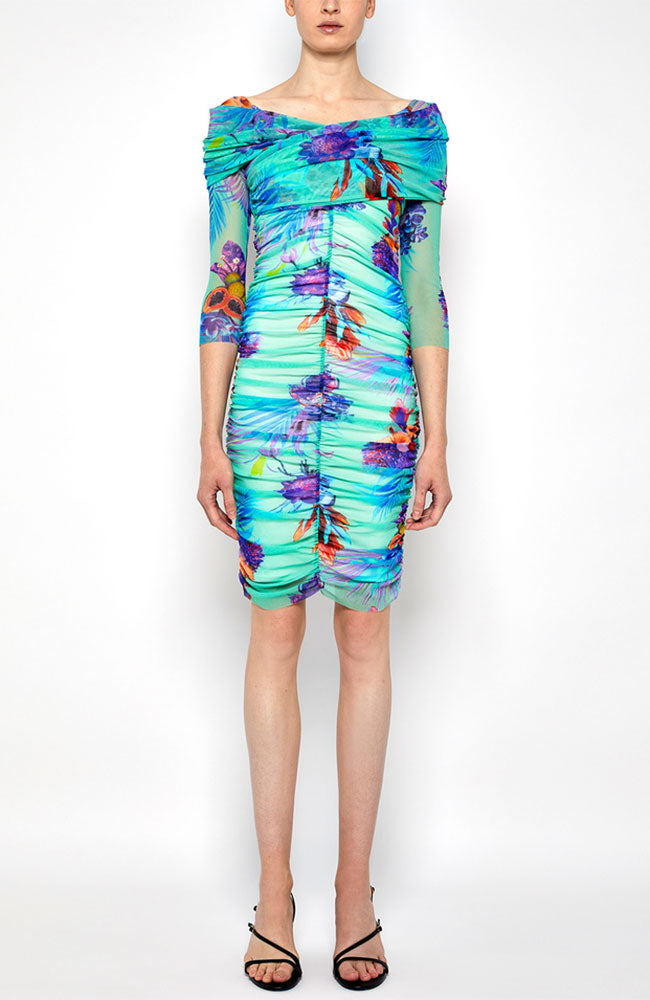3/4 Sleeve Dress in Limpido