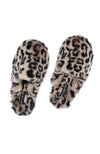 Printed Vegan Slippers in Leopard