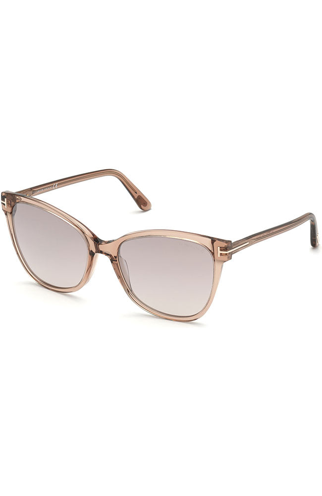Ani Shiny Rose Champagne / Gradient Brown Mirror Lenses