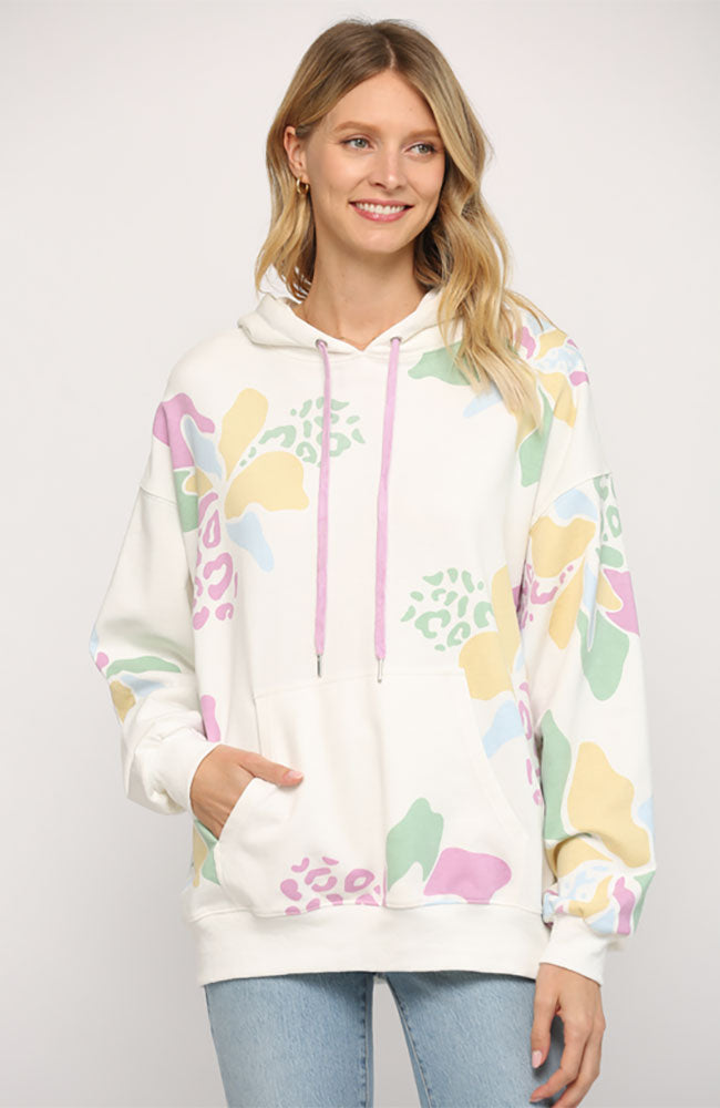 Printed Hoodie Sweatshirt