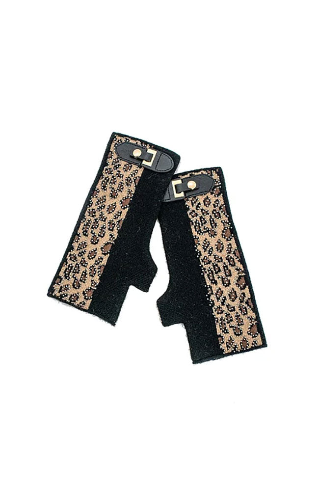 Mix Knit FL Glove Metallic Buckle