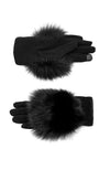 Woven Down & Fox Gloves