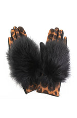 Woven Down & Fox Gloves